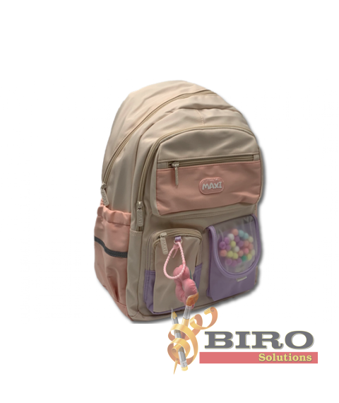 Ghiozdan anatomic 18 Alb milk (44x29x17cm) MX90187milk white